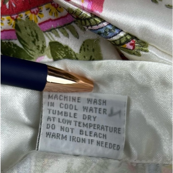 Vintage NWT KATHRYN Silky Floral Long Sleeve Nightgown Size‎ L - Picture 12 of 16